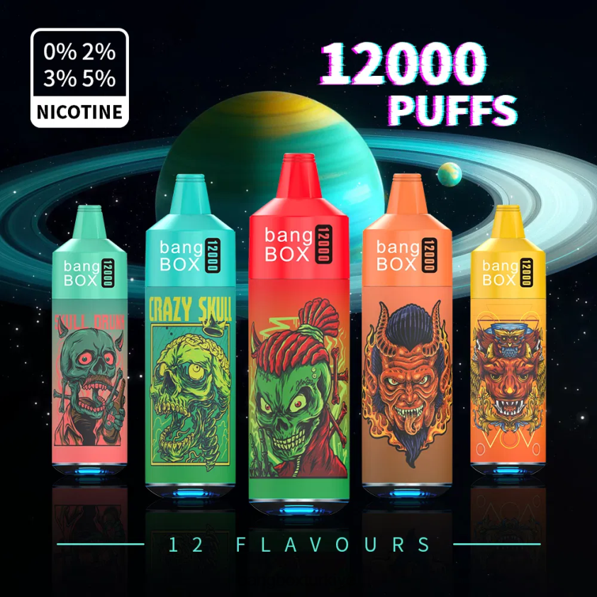 Bang Box Puff - Bang Box 12000 puf RGB ışığı J4H2N437 tek kullanımlık