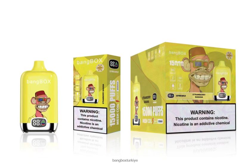 Bang Box Turkiye - Bang Box 15000 nefes J4H2N443 çilek muz