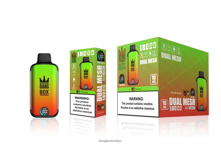 Bang Box Puff - Bang Box 18000 nefes J4H2N493 çift ​​elma