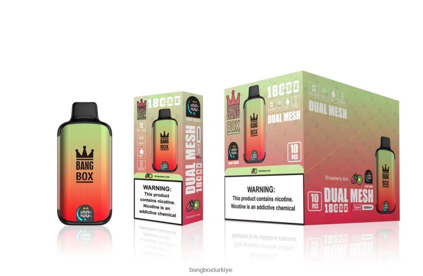 Bang Box Turkiye - Bang Box 18000 nefes J4H2N492 çilek kivi