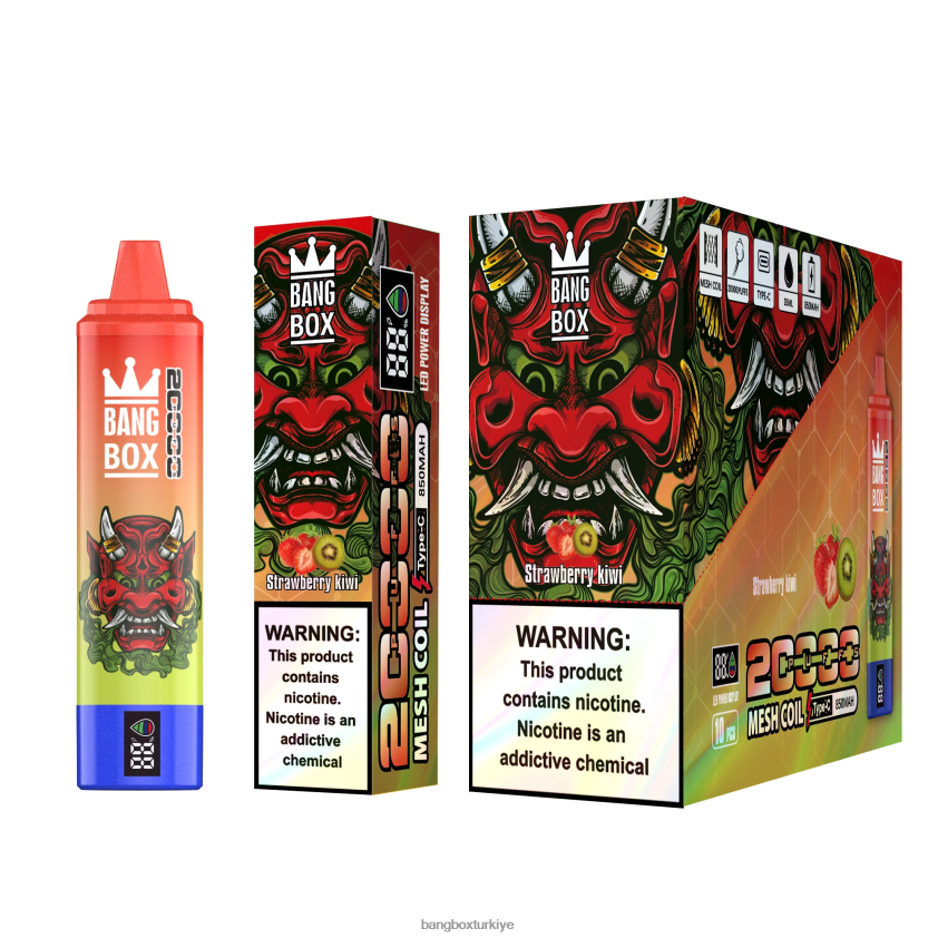 Bang Box Puff - Bang Box 20000 nefeslik akıllı ekran J4H2N451 çilek kivi