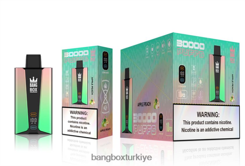 Bang Box Flavors - Bang Box 30000 nefes akıllı ekran J4H2N483 elma şeftali