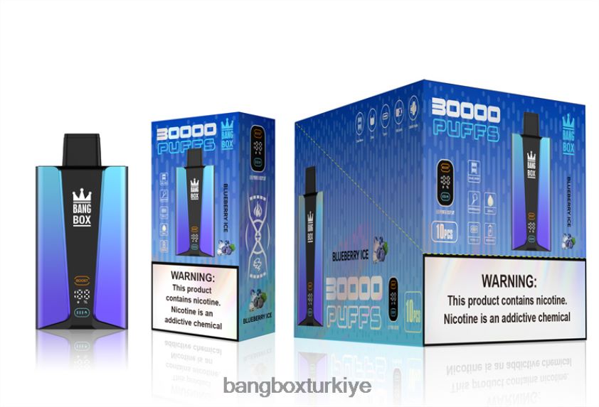 Bang Box Puff - Bang Box 30000 nefes akıllı ekran J4H2N479 yaban mersinli buz