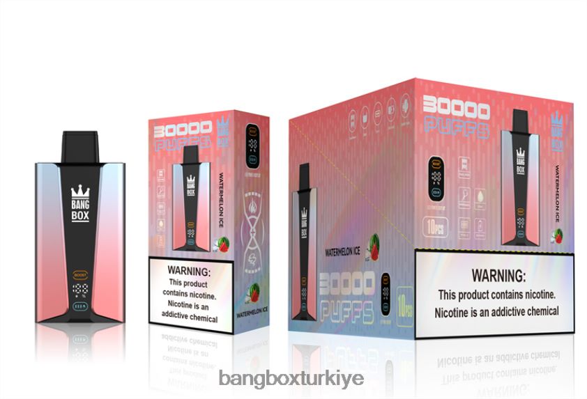 Bang Box Puff - Bang Box 30000 nefes akıllı ekran J4H2N486 karpuz buzu