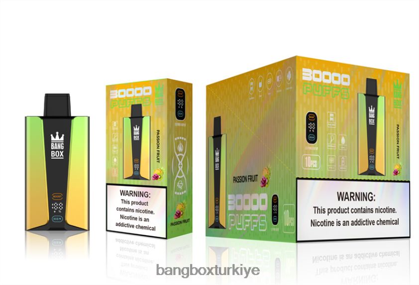 Bang Box Vape Flavors - Bang Box 30000 nefes akıllı ekran J4H2N484 tutku meyvesi