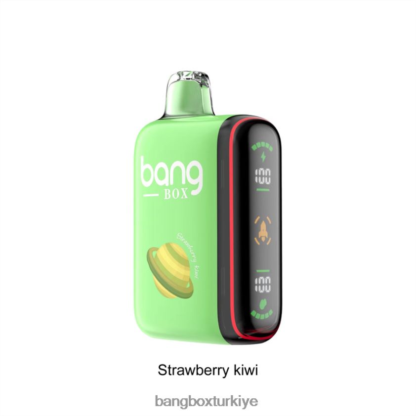 Bang Box Flavors - Bang Box 9000-18000 ponponlu akıllı güç göstergesi J4H2N427 çilek kivi