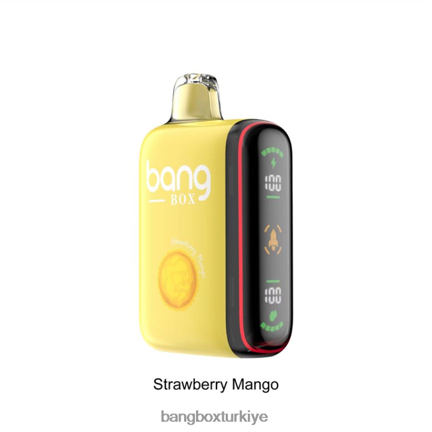 Bang Box Vape Flavors - Bang Box 9000-18000 ponponlu akıllı güç göstergesi J4H2N435 çilek mango