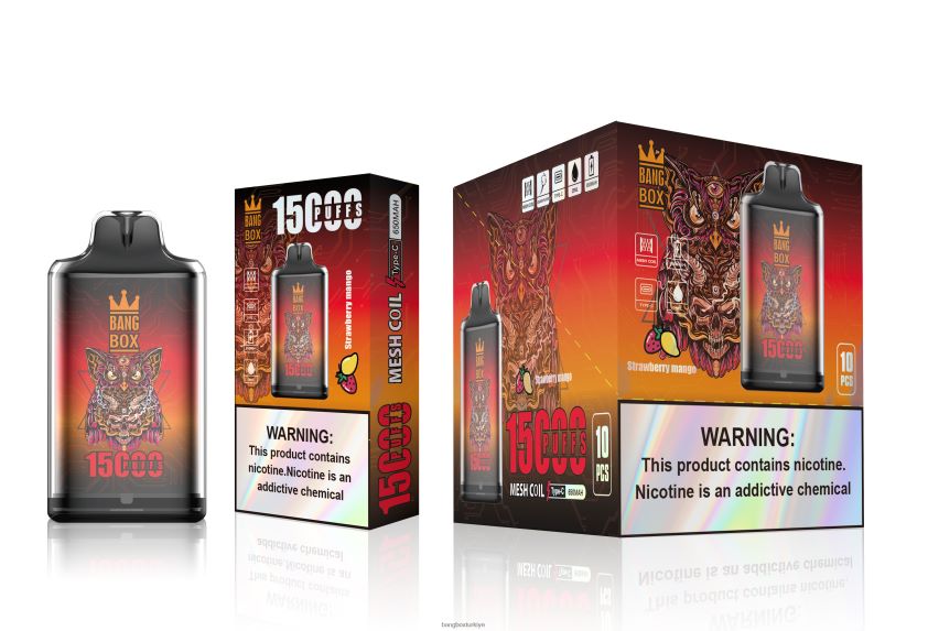 Bang Box Vape - Bang Box s1-15000 ponponlar J4H2N4101 çilek mango