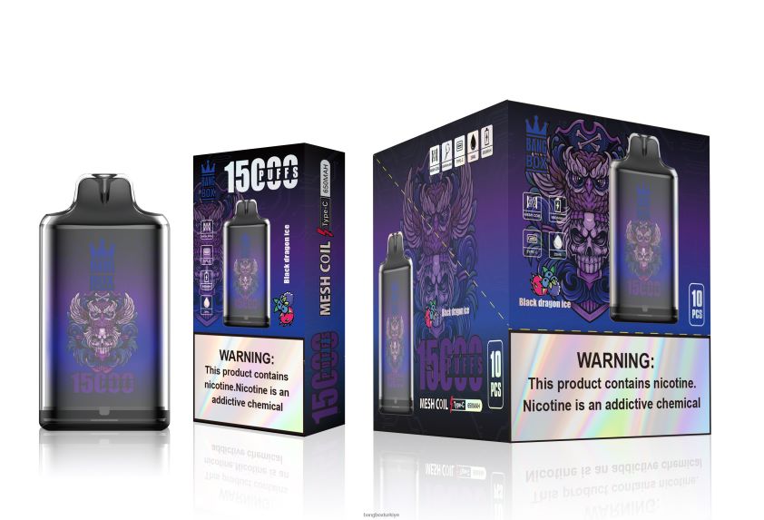 Bang Box Vape Price - Bang Box s1-15000 ponponlar J4H2N4110 siyah ejderha buz