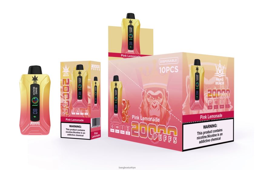 Bang Box Price - Bang Beach 20000 nefes akıllı ekran vape J4H2N44 pembe limonata