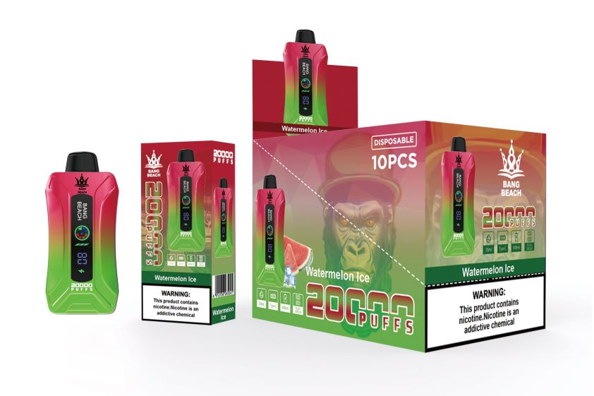 Bang Box Vape Flavors - Bang Beach 20000 nefes akıllı ekran vape J4H2N47 karpuz buzu