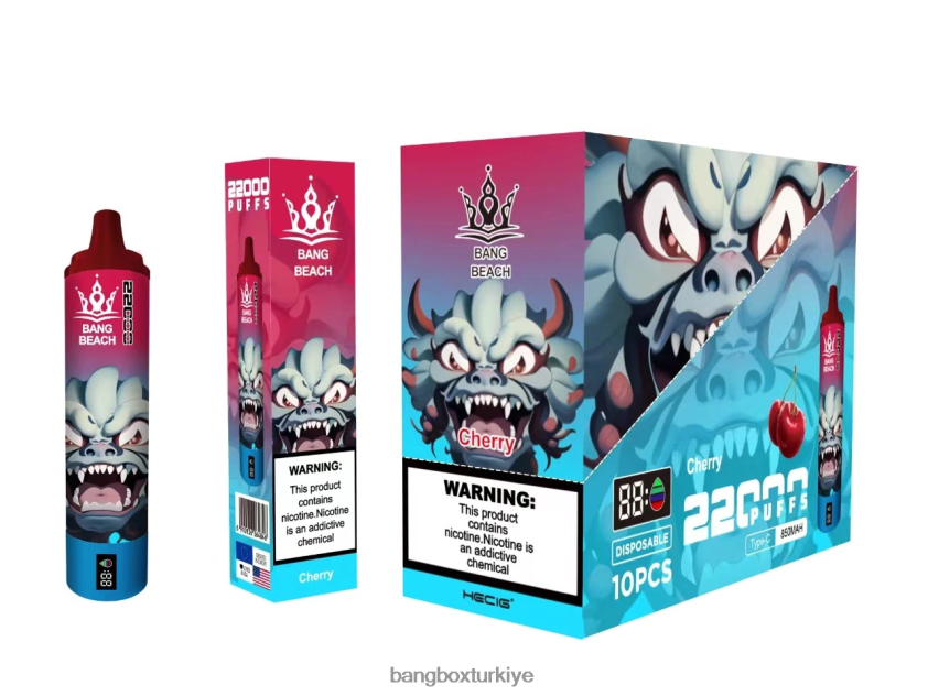 Bang Box Vape - Bang Beach 22000 nefeslik akıllı ekran J4H2N417 kiraz