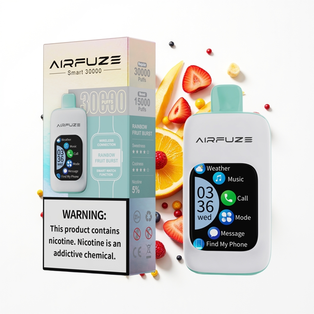 AirFuze Smart 30000 Puffs Gökkuşağı Meyve Patlaması 900mAh Type-C
