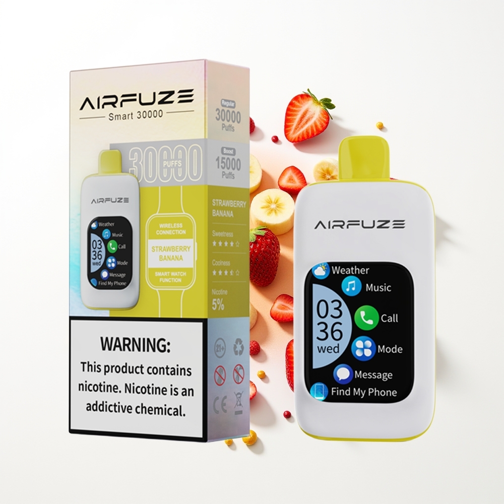 AirFuze Smart 30000 Puffs Çilek Muzlu Type-C 900mAh