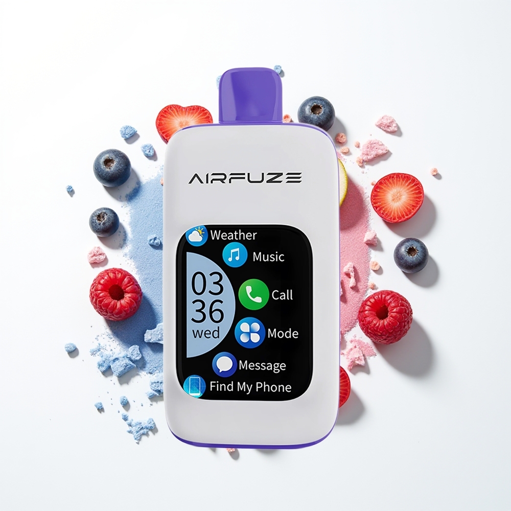 AirFuze Smart Pro 40000 Puffs Mavi Ahududu Buzu 900mAh Dokunmatik Ekran