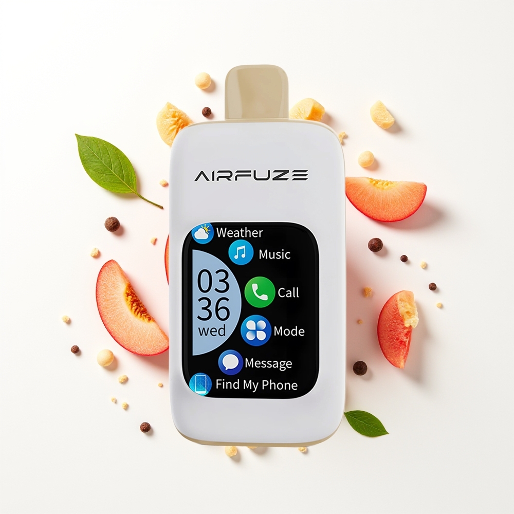 AirFuze Smart Pro 40000 Puffs Sulu Şeftali 900mAh Dokunmatik Ekran