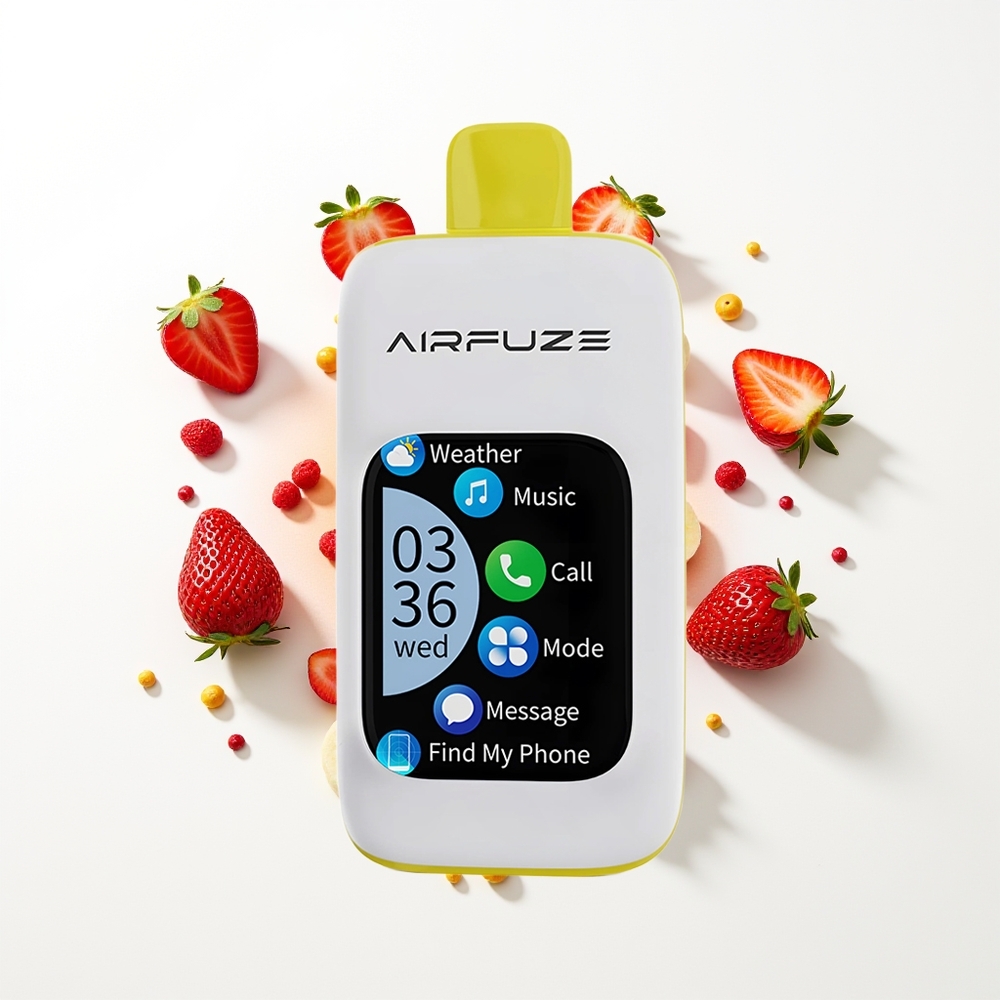 AirFuze Smart Pro 40000 Puffs Çilek Muz 900mAh Dokunmatik Ekran