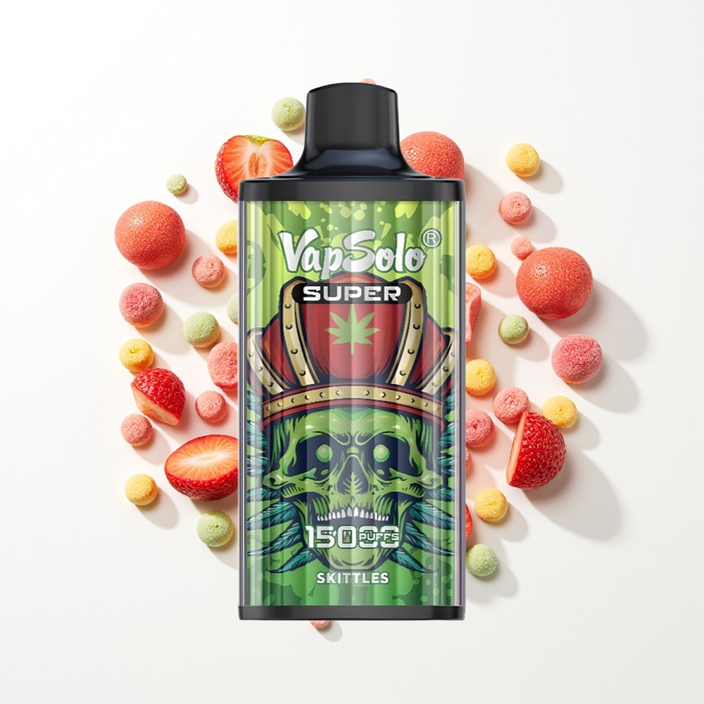 Vapsolo Super 15000 Puffs Şeker Renkleri 40ml 850mah