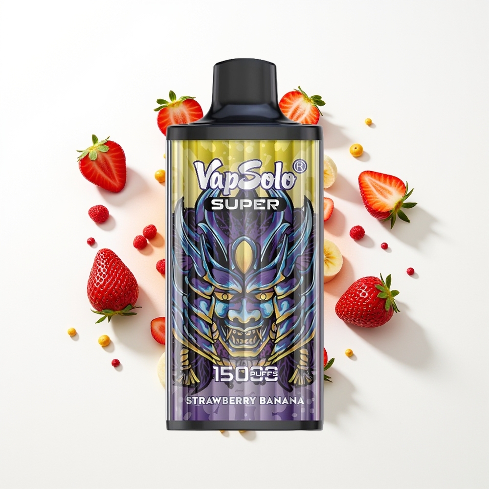 Vapsolo Super 15000 Puffs Çilek Muz 850mAh Type-C