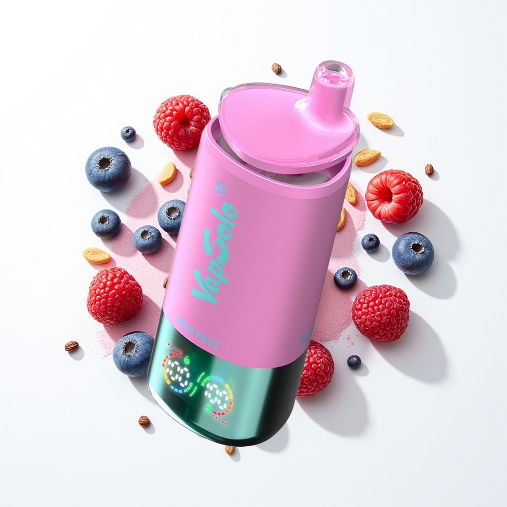 Vapsolo Triple 30000 Puffs Mavi Ahududu 40ml Type-C