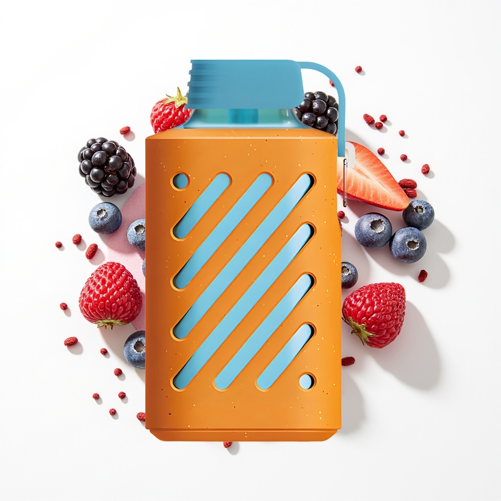 VOZOL GEAR 10000 Puffs Böğürtlen Buz 20 ml E-liquid Kapasiteli 500mAh Pil