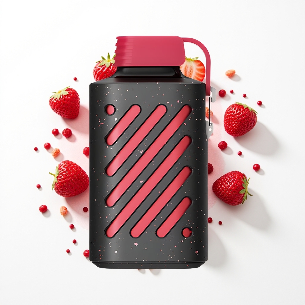 VOZOL GEAR 10000 Puffs Çilek Ahududu VAMT Ağızlık Koruma