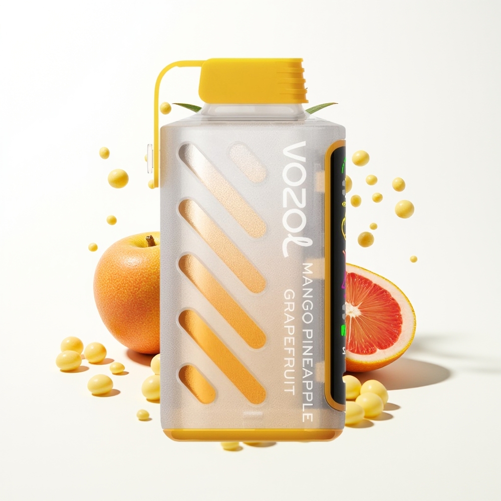 VOZOL Gear Power 20000 Puffs Mango Ananas Greyfurt Dual Mesh Tam Ekran