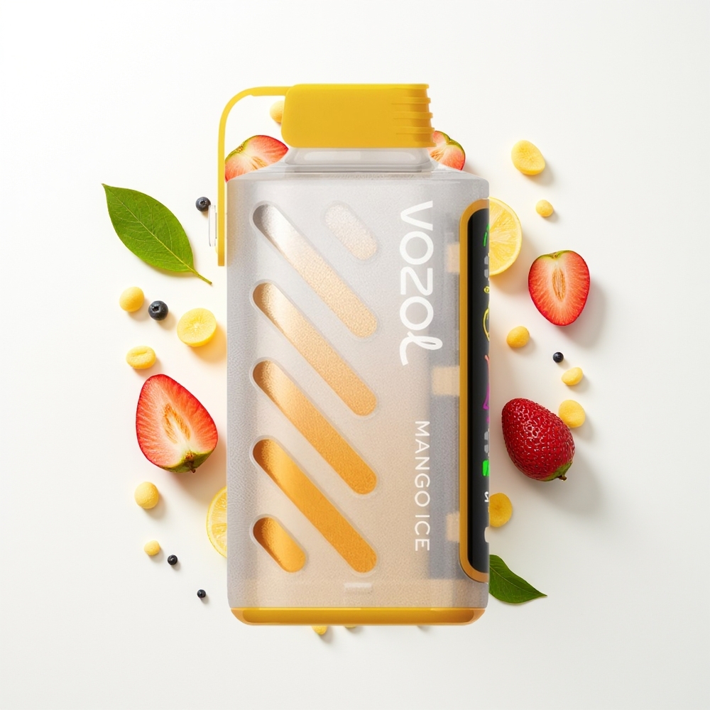 VOZOL Gear Power 20000 Puffs Mango Buzlu Ekranlı Çift Örgül