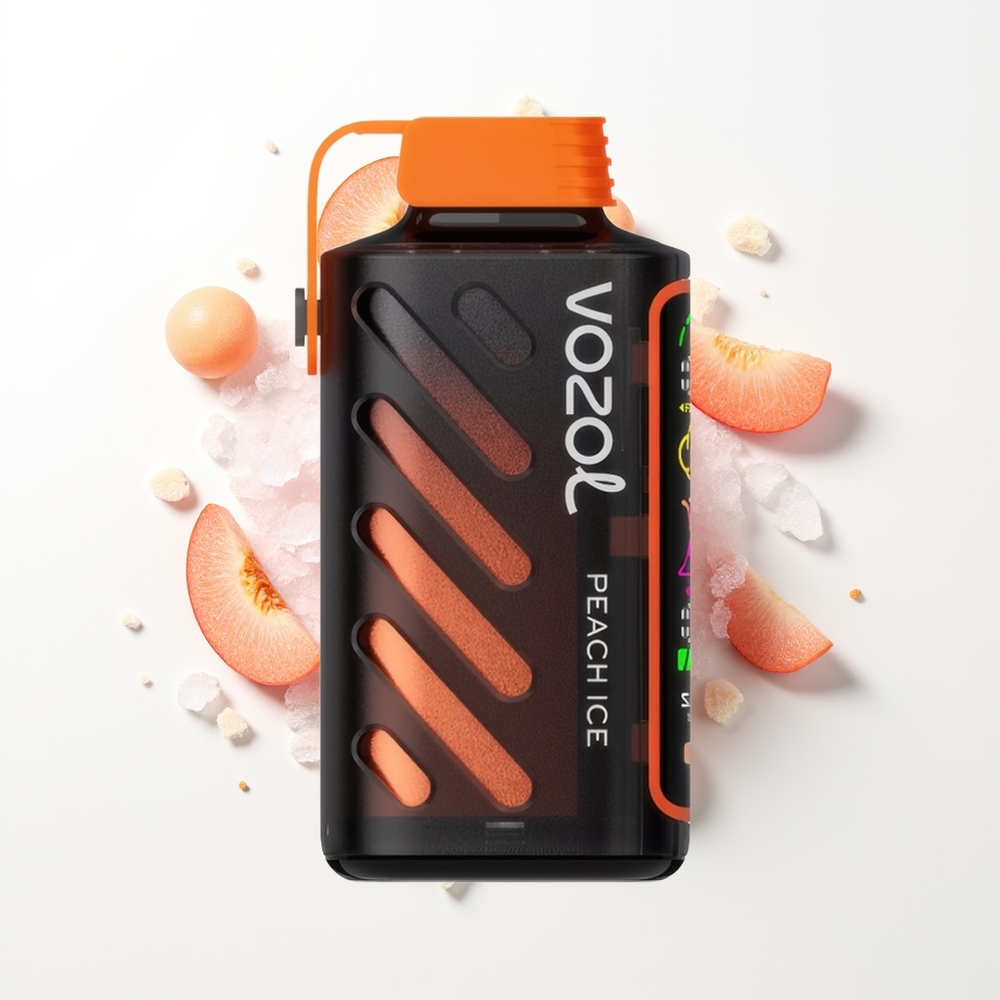 VOZOL Gear Power 20000 Puffs Şeftali Buz S.i.L.C. Tech Çift Mesh
