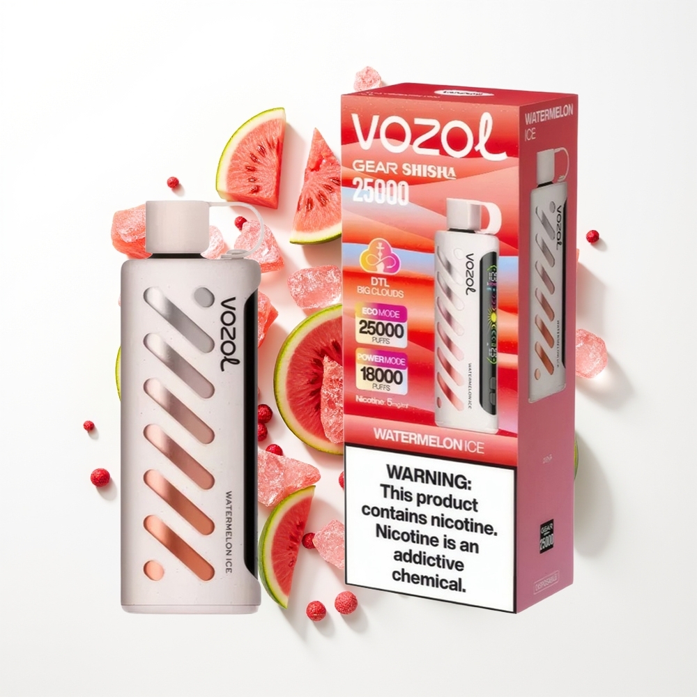 VOZOL Gear Shisha 25000 Puffs Karpuz Buzu Dual Mesh 5mg