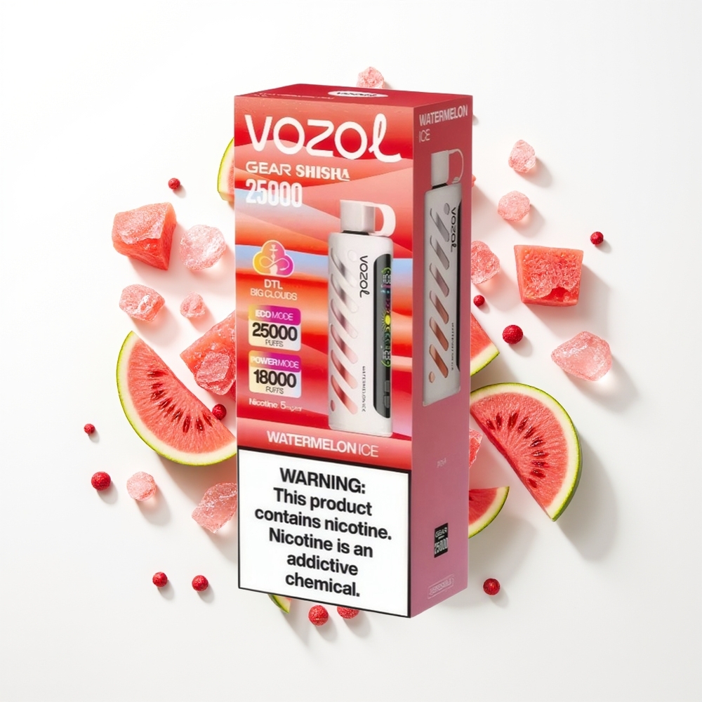 VOZOL Gear Shisha 25000 Puffs Karpuz Buzu Dual Mesh 5mg