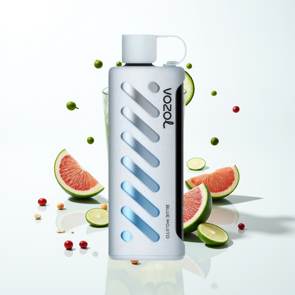 VOZOL Gear Shisha 25000 Puffs Mavi Mojito Akıllı Çift Mod