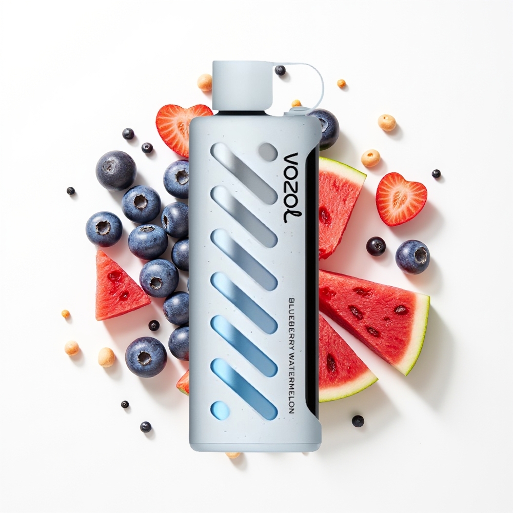 VOZOL Gear Shisha 25000 Puffs Yaban Mersini Karpuzlu Çift Ağ Çift Modlu