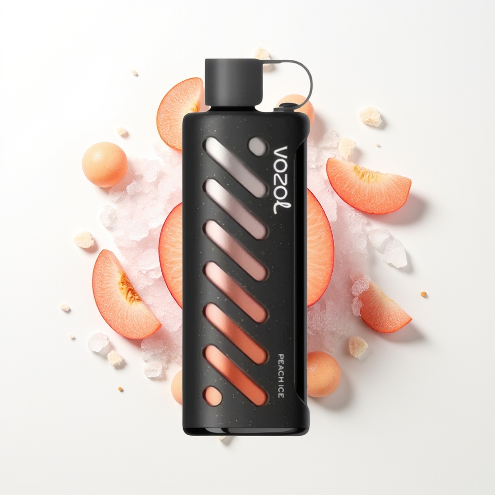 VOZOL Gear Shisha 25000 Puffs Şeftali Buz Dual Mesh 5mg