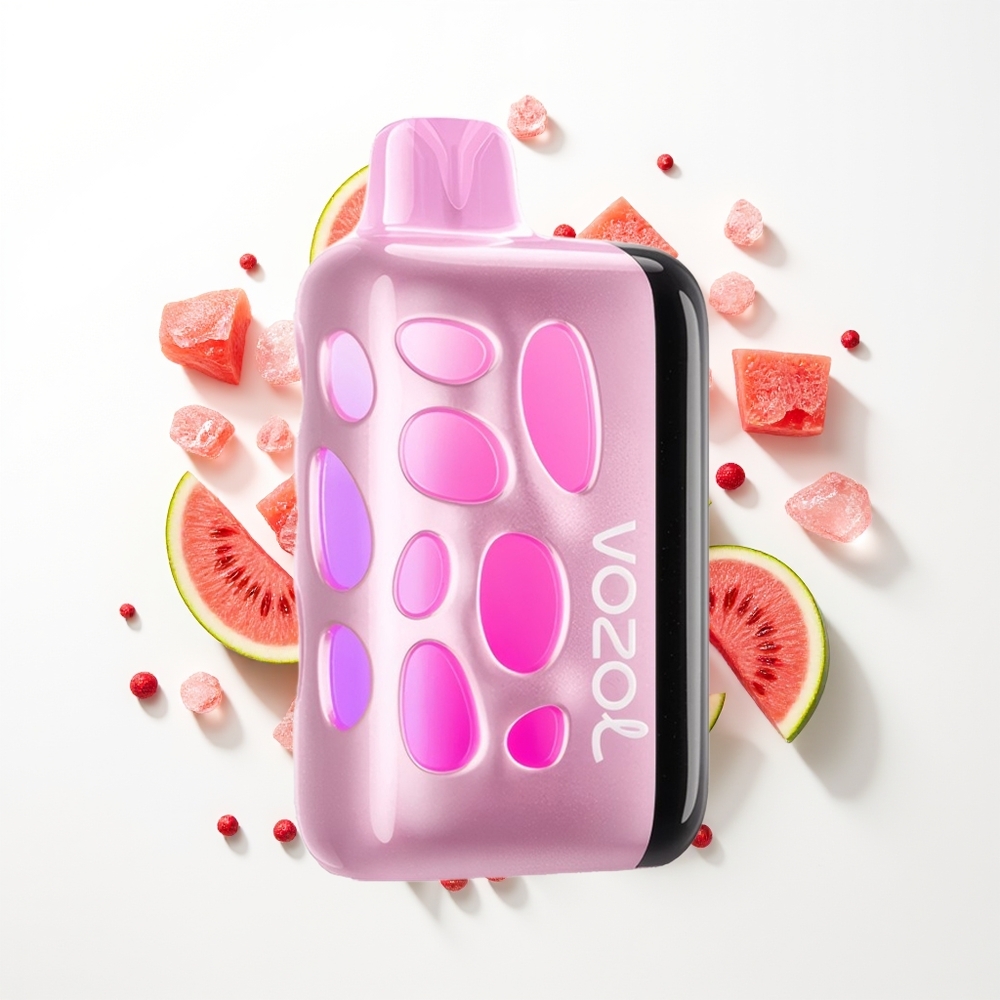 VOZOL RAVE 40000 Puffs Karpuz Buzu Titreşimli Işık ve Şarj