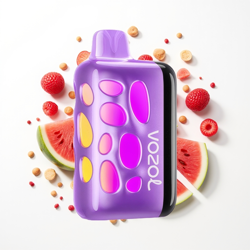 VOZOL RAVE 40000 Puffs Karpuzlu Razz Çift Renkli Parti Modu