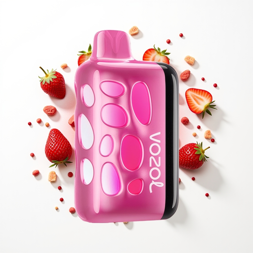 VOZOL RAVE 40000 Puffs Çilek Karpuzu Titreşimli Şarj