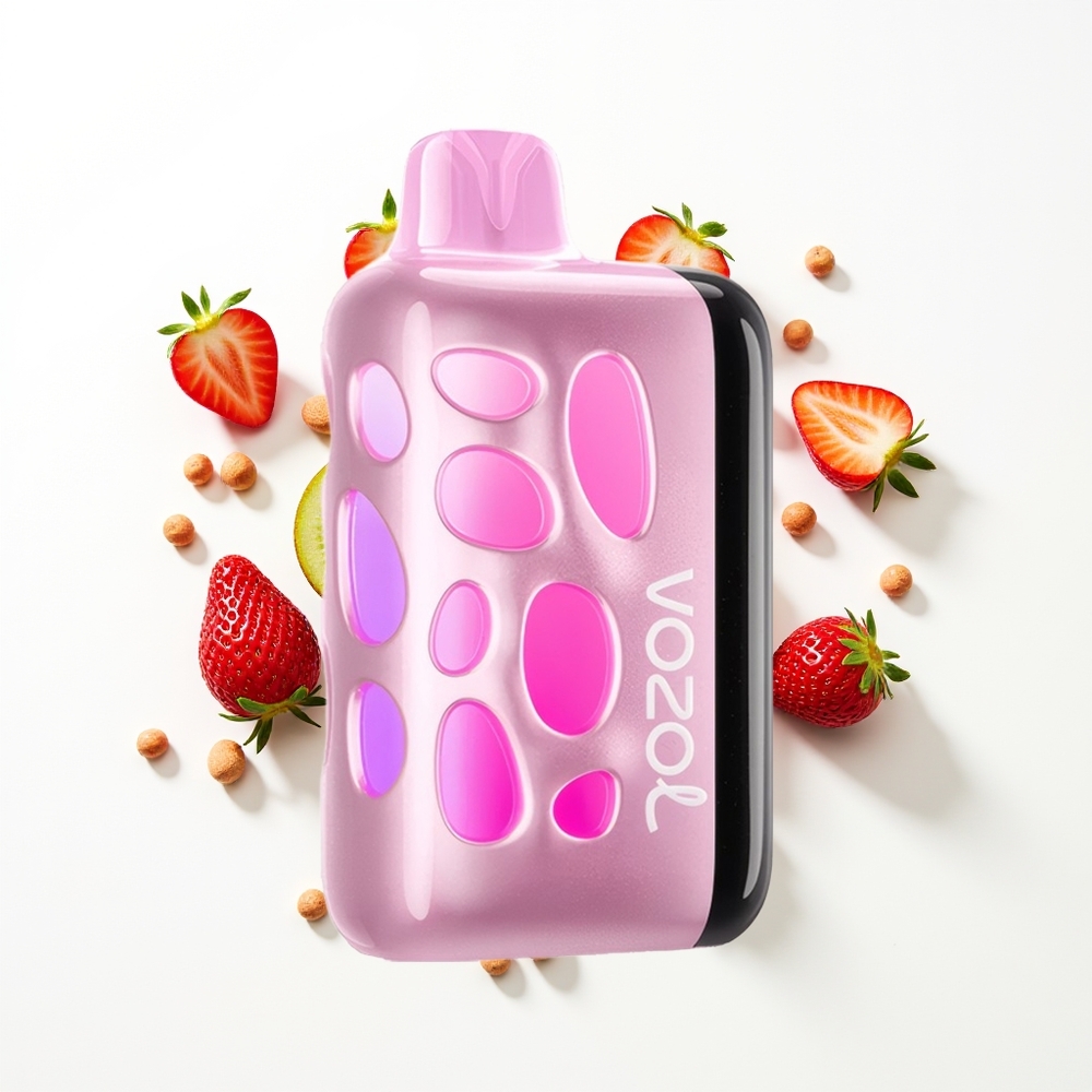 VOZOL RAVE 40000 Puffs Çilek Kivi Titreşimli Işık