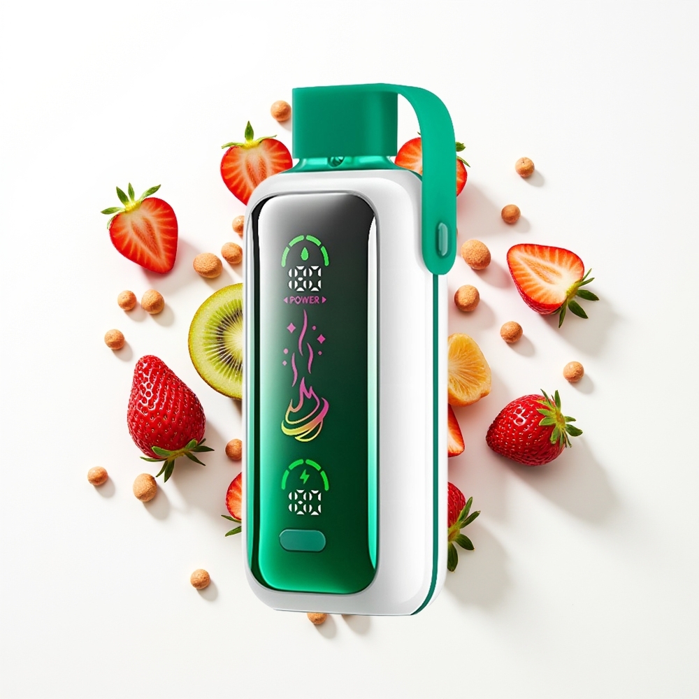 VOZOL Star 20000 Puffs Çilek Kivi 650mAh Çift Örgü