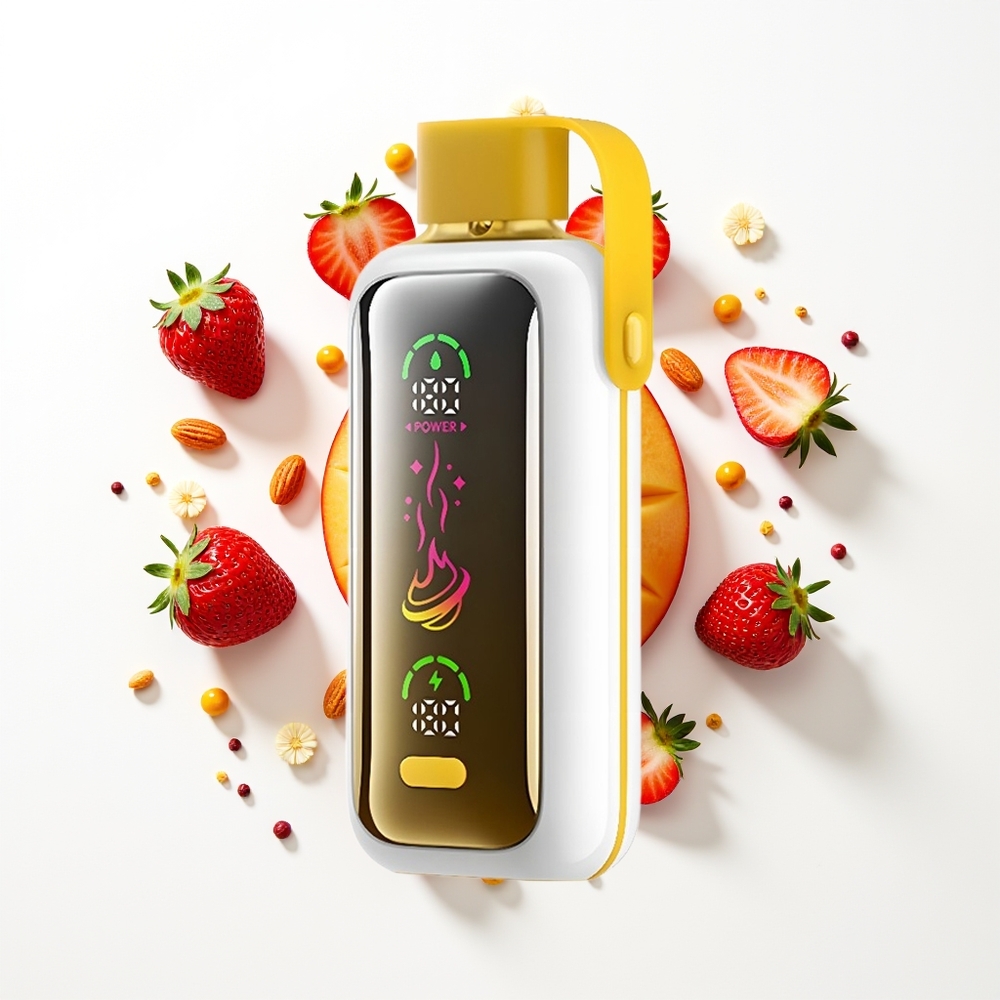 VOZOL Star 20000 Puffs Çilek Mango 650mAh Çift Ağ