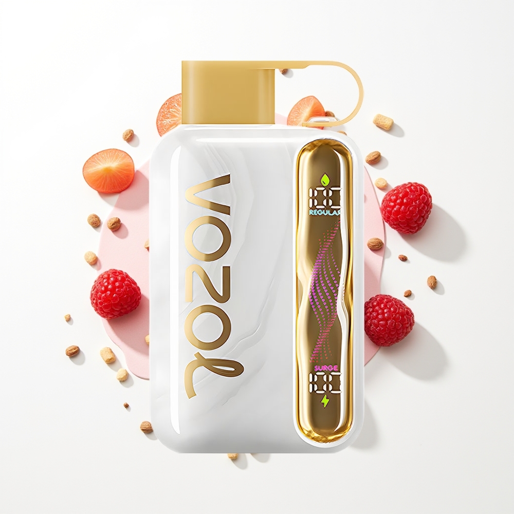 VOZOL STAR 40000 Puffs Beyaz Şeftali Ahududu 1000mAh 20/50mg/ml