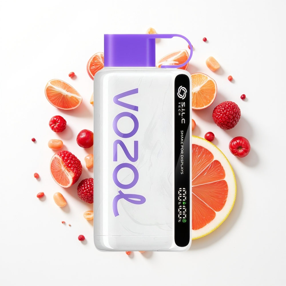 VOZOL STAR 9000/12000 Puffs Kızılcık Mango Greyfurt Sallama Geri Dönüşümlü