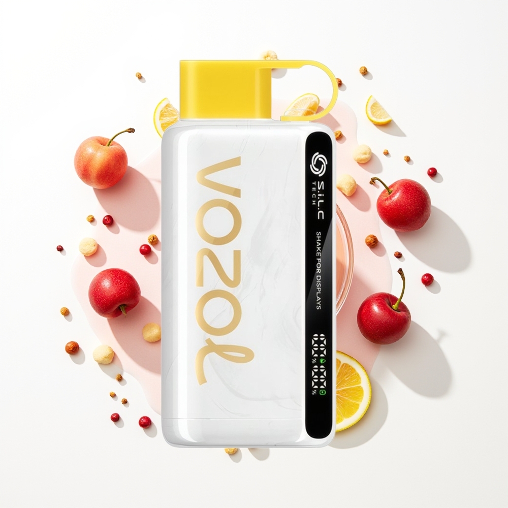 VOZOL STAR 9000/12000 Puffs Kiraz Şeftali Limonata Sallama Hızlı Şarj